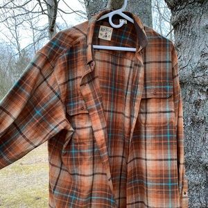 Red Head Loose Fitting Flannel